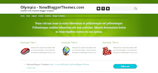 Olympia Blogger Template IS a Premium And Modern Template Adapted Froem Wordpress