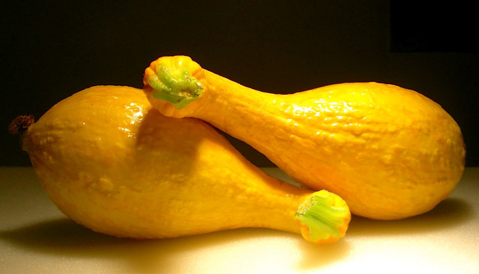 Baked Yellow Crookneck Squash with Brown Sugar, Cinnamon and Thyme