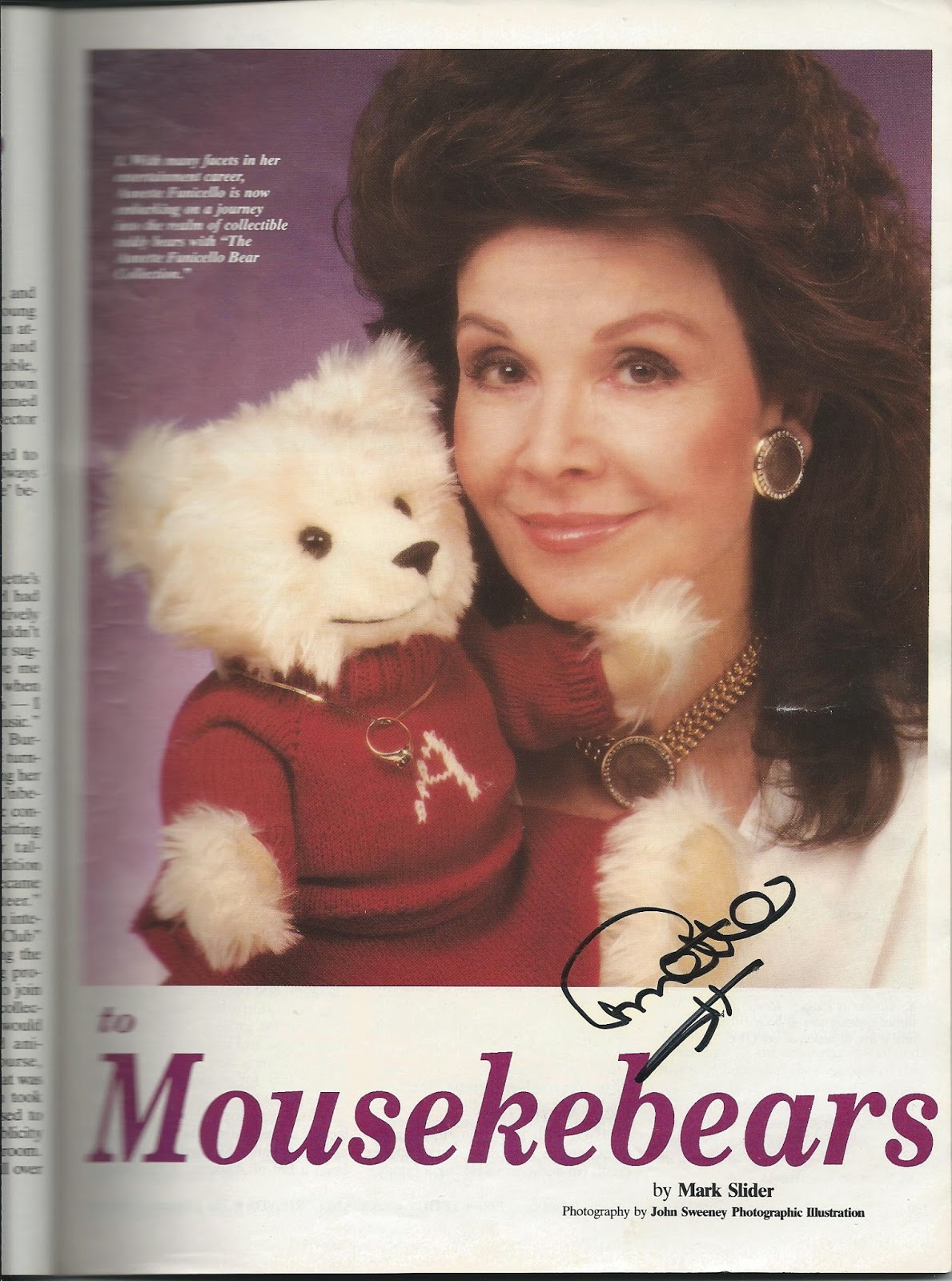 annette funicello collectible bear company