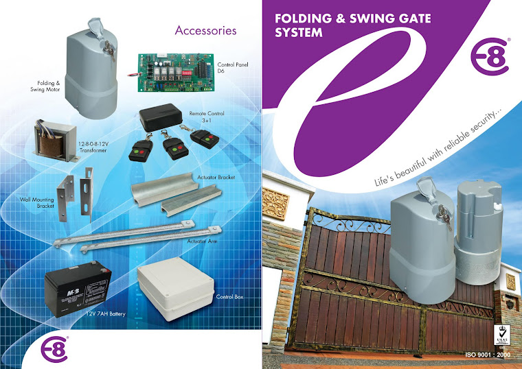 E8 DC Swing Gate System - Above Ground Type