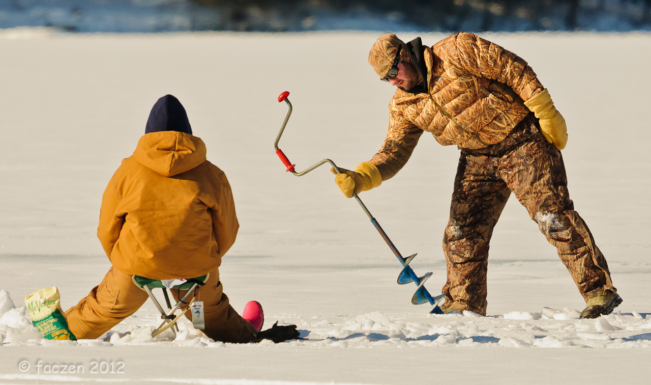 The FACzen Image Ice Fishing in Northern Ontario