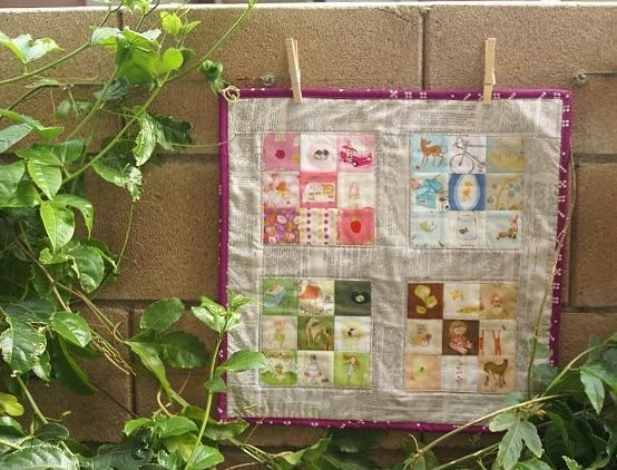 Weekend Tourist Mini Quilt from Sew Organized for the Busy Girl by Heidi Staples