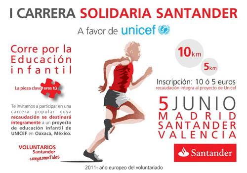 I Carrera Solidaria Santander