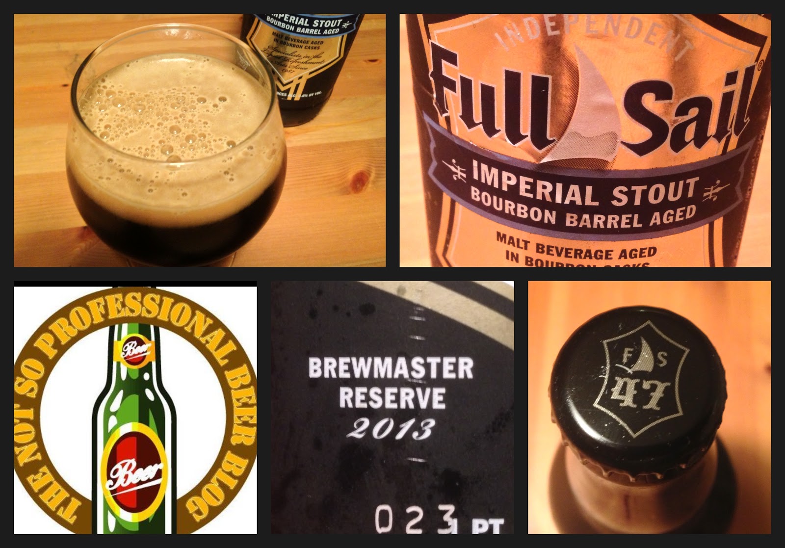 The Not So Professional Beer Blog Review Bourbon Barrel Aged Imperial