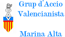Grup d´Accio Valencianista -Marina Alta