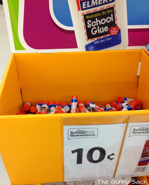 Walmart 10 Cent Elmer's Glue Sticks