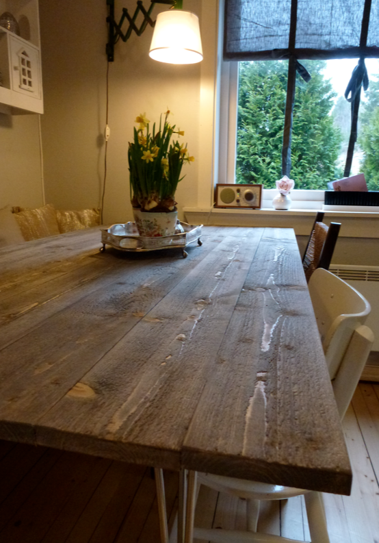 I stua til liza: diy hjemmelaget spisebord!! Spisestue diy