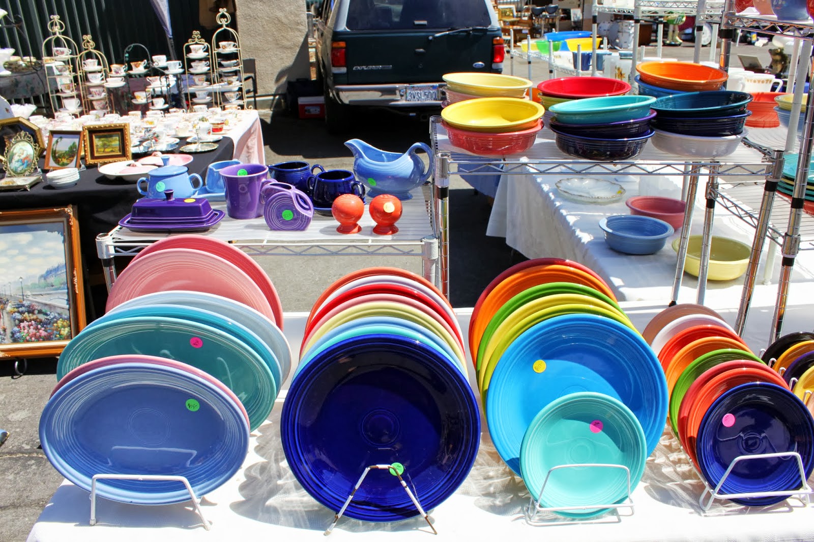 pasadena rose bowl flea market midcentury modern what not and then