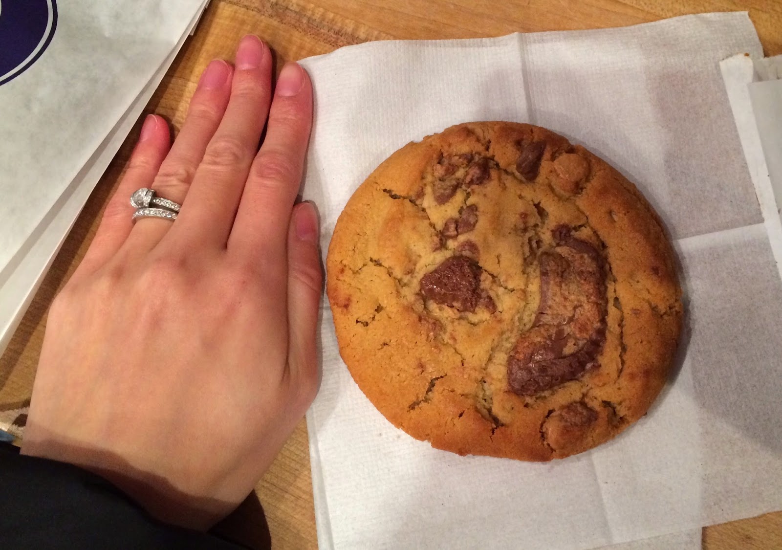Deluxe Chocolate Peanut Butter Cup Cookie From Insomnia Cookies