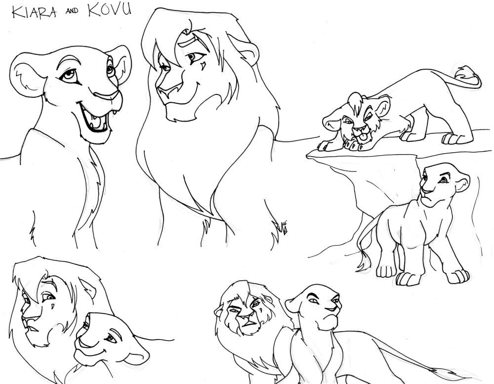 Kids Page: Lion King 2 Sheet Anbu Coloring Pages