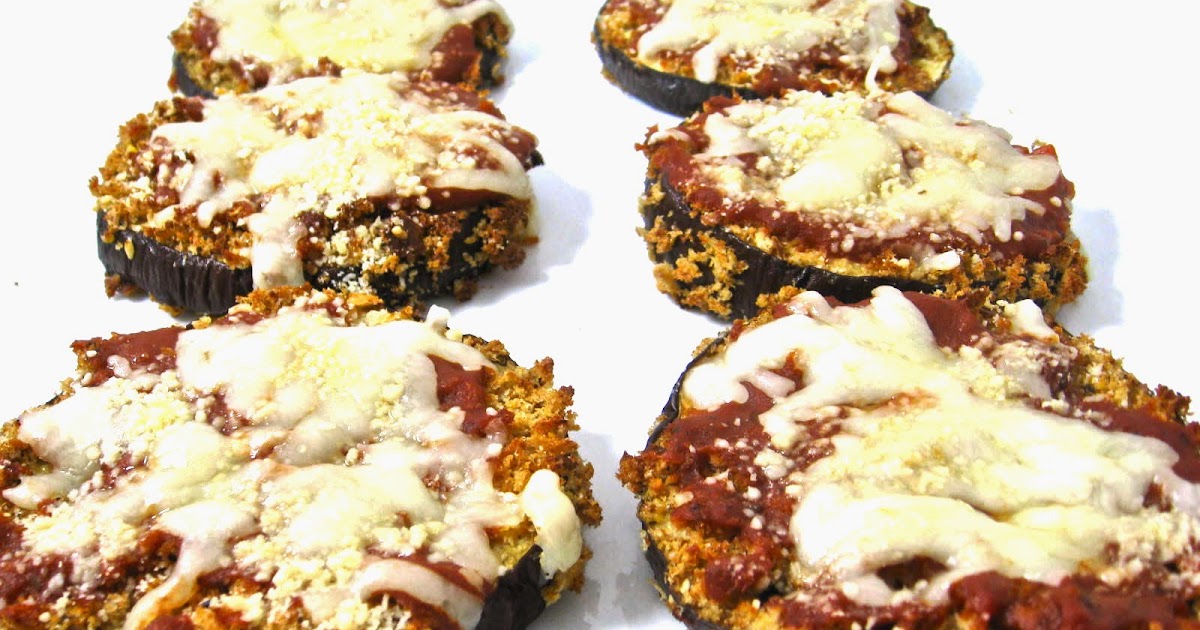 Skinny, Mini Eggplant Parmesan Pizzas weight watchers recipes