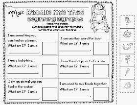 First Grade and Fabulous: Riddle Me This