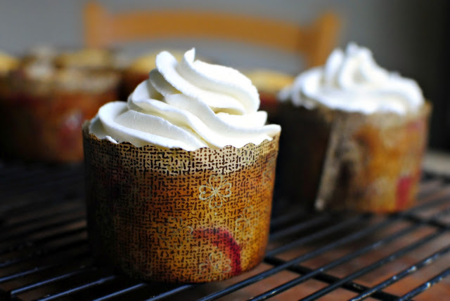 Strawberry Lemon Mini Yogurt Cakes l SimplyScratch.com