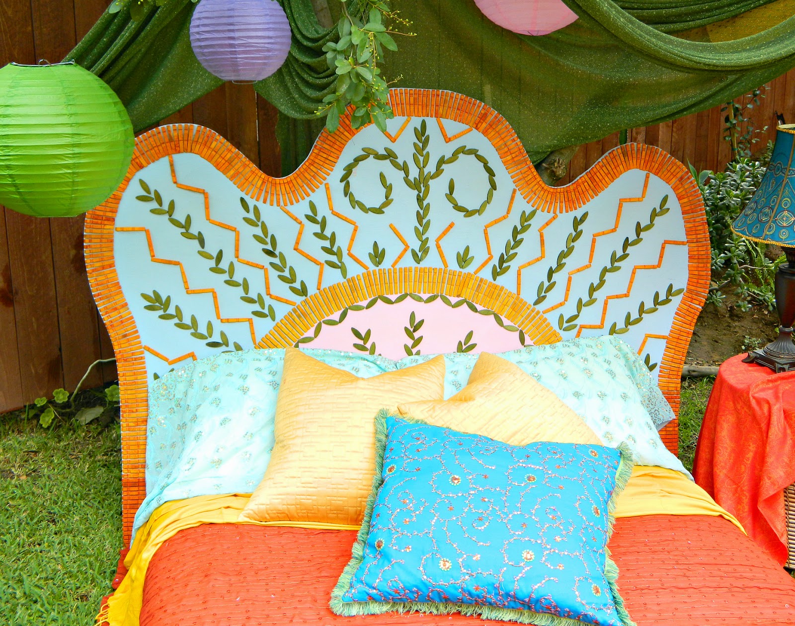 Mark Montano Bohemian Headboard DIY