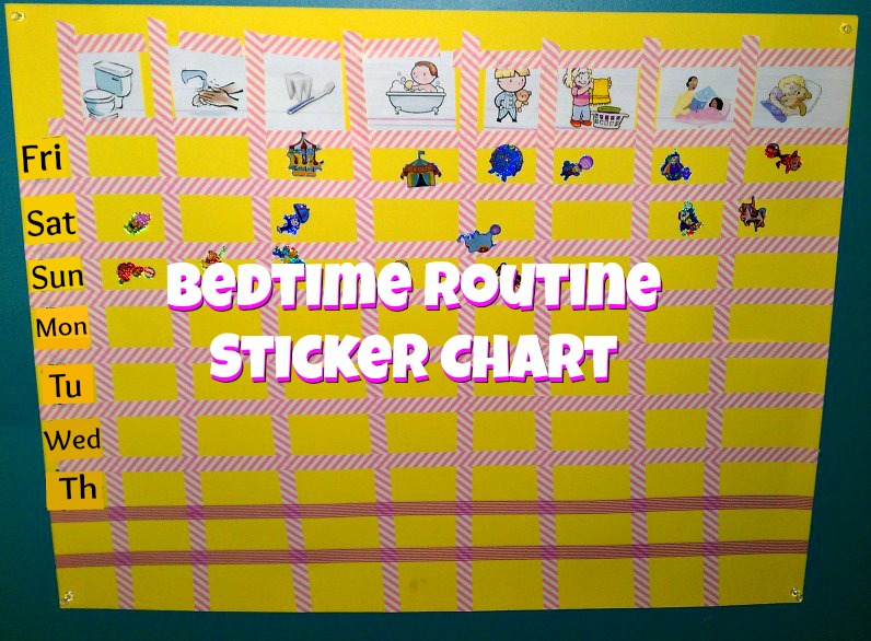 Sticker Chart Bedtime