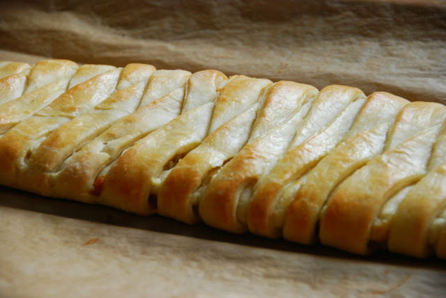 Pumpkin Butter And Ginger Poached Pear Danish Braid Pastry www.pineappleandcoconut.com