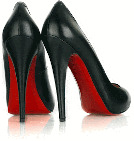 sapato feminino com sola vermelha
