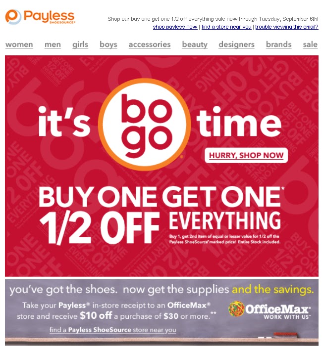 payless shoesource coupon