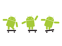 tricky Android logo hot dogging