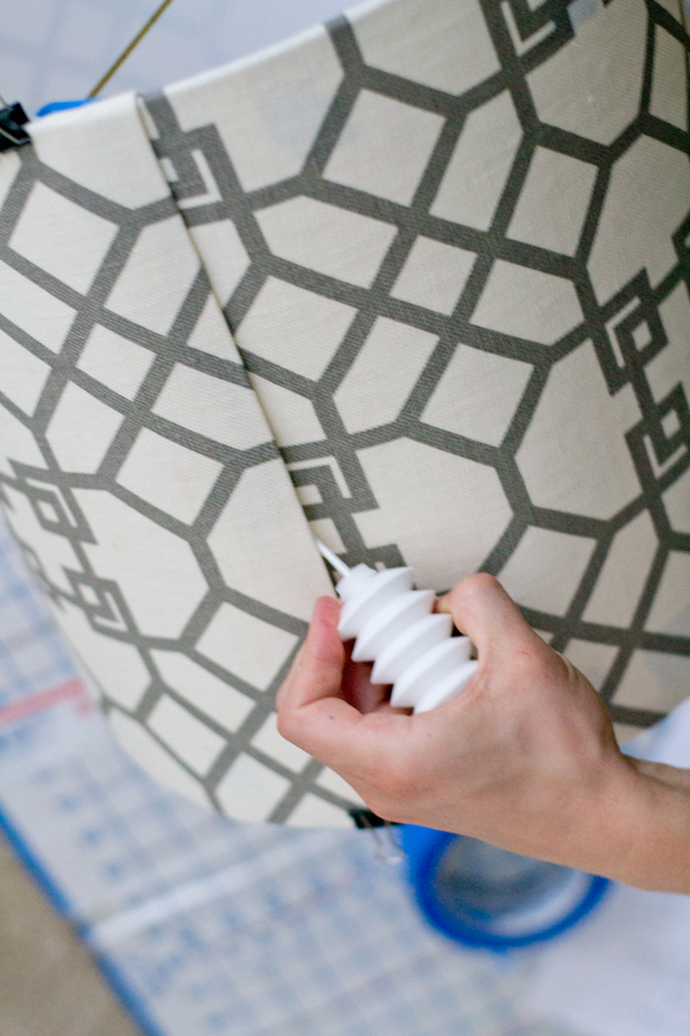 sarah m. dorsey designs Foo Dog Lamp + DIY Lampshade Kit