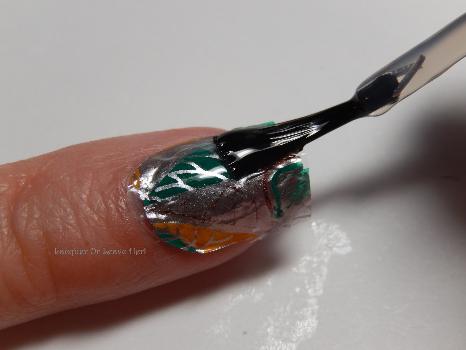 Lacquer or Leave Her! Tutorial Homemade decal nail wraps