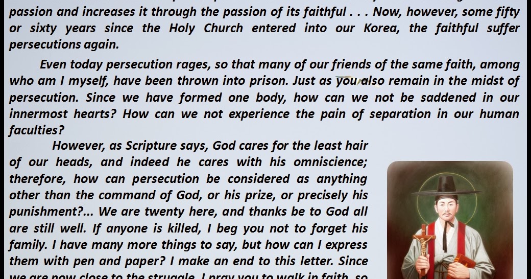 Mercified Faith Saint "Andrew" Kim Taegon (김대건 안드레아), pray for us.