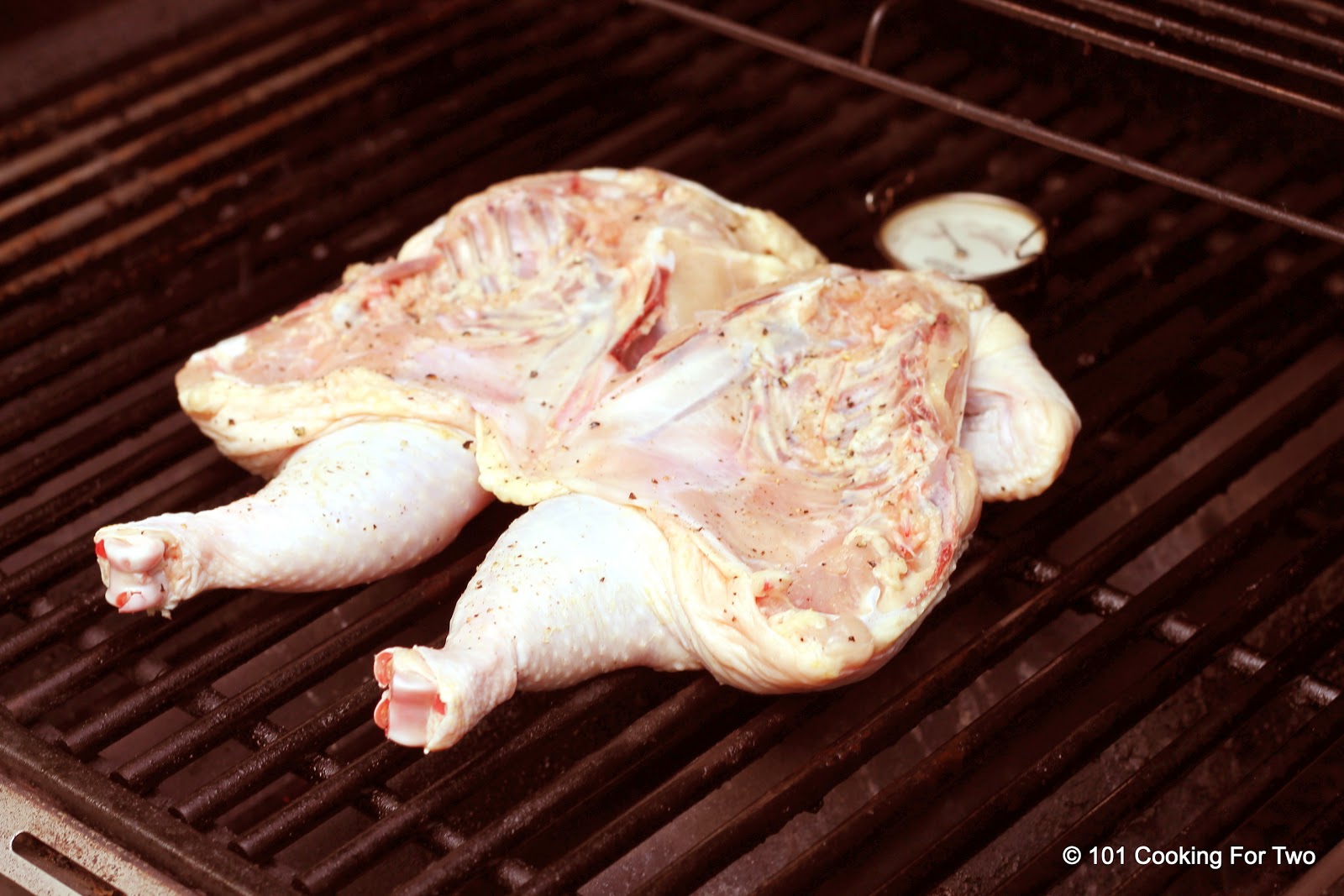 BBQ Grilled Butterflied Whole Chicken 101 Cooking For Two