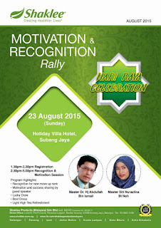 Motivation And Recogniton Rally dan Sambutan Raya Shaklee 2015 Meriah