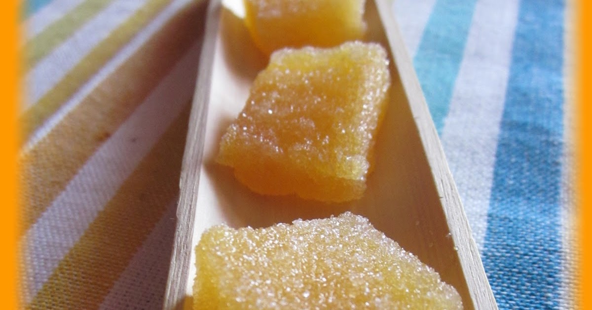 LE BLOG D'ELO Pâte de fruits à l'orange maison...
