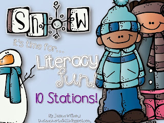 http://www.teacherspayteachers.com/Product/Winter-Literacy-Stations-10-Stations-984208