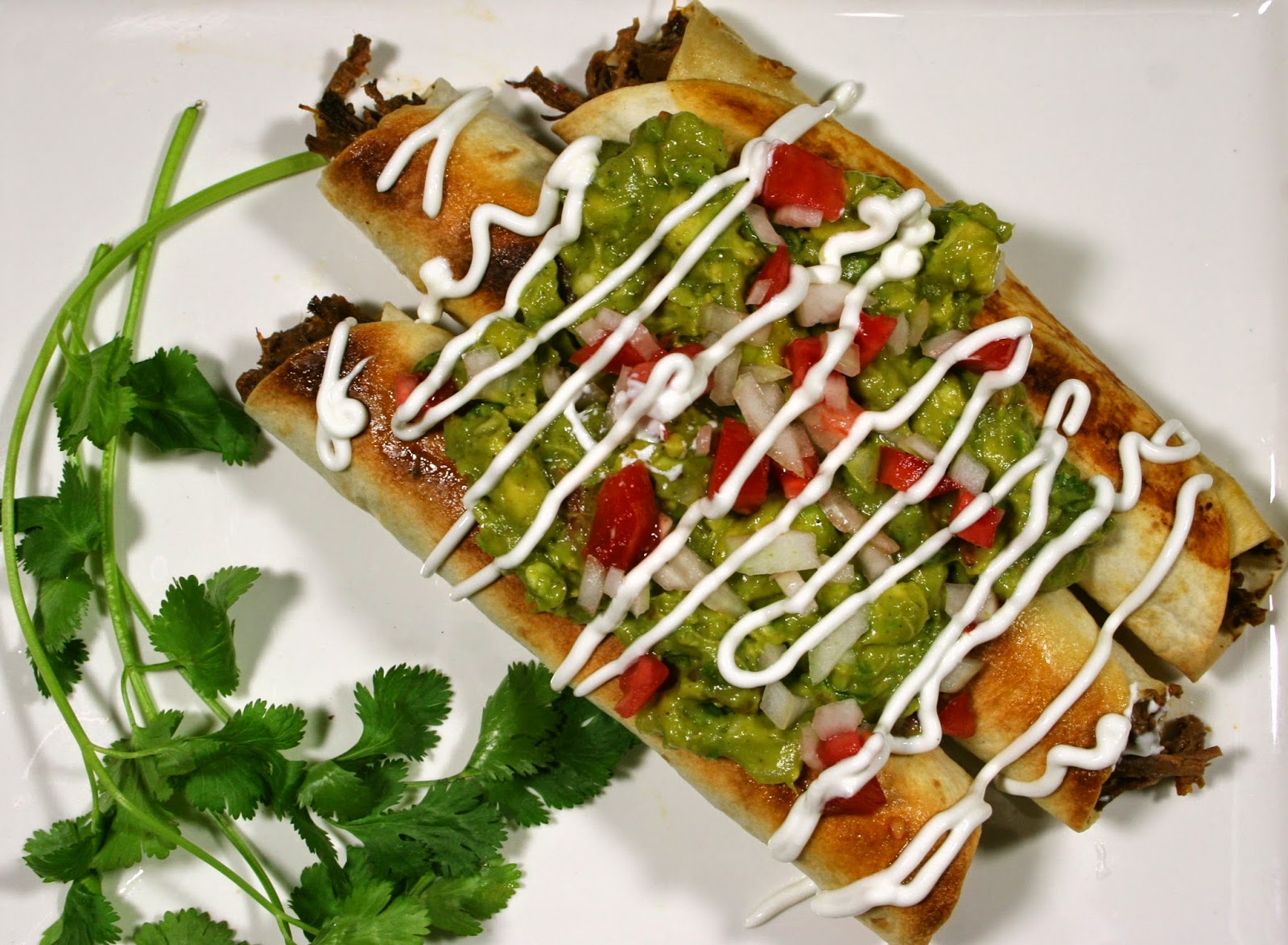 Just A Darling Life Crockpot Shredded Beef BAKED Flautas