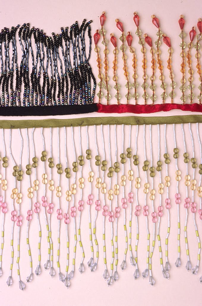 Melody Crust Fiber Artist Instant gratification Beaded Fringes