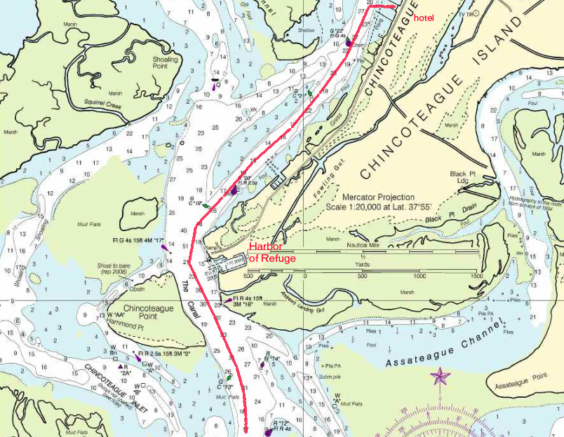 The Log of Spartina Chincoteague and Wachapreague Inlets, revisited