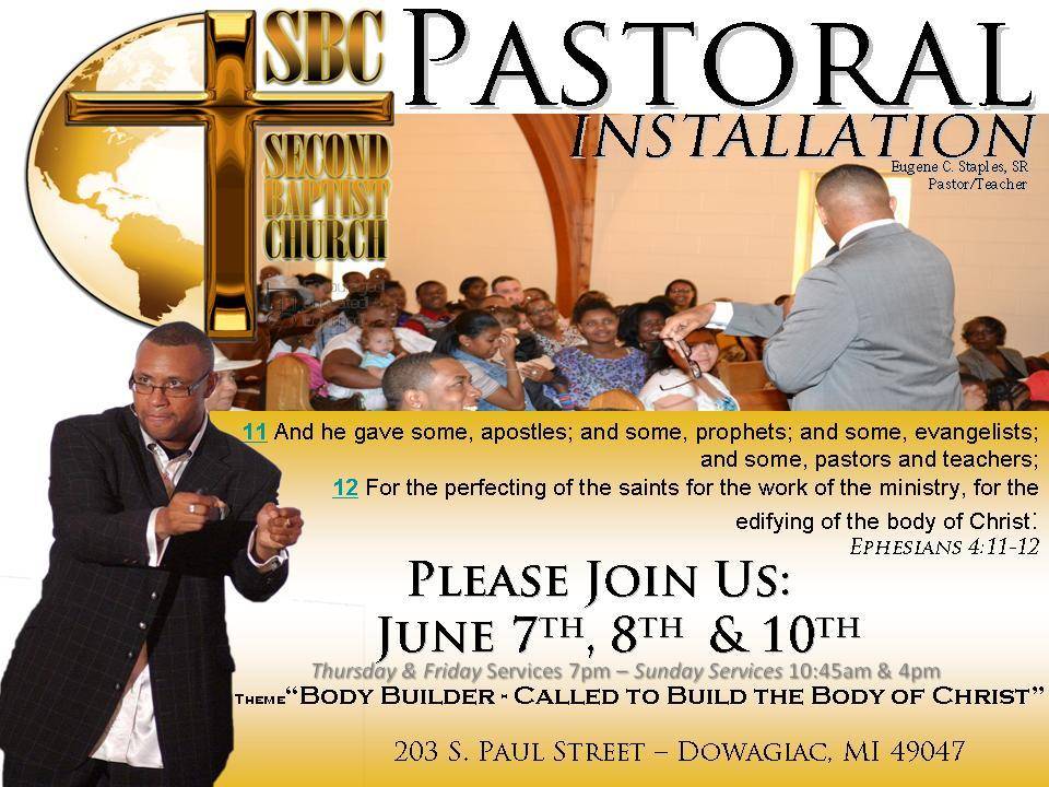 Installation Programs For Pastors