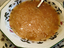 Sopa de cocido madrileño