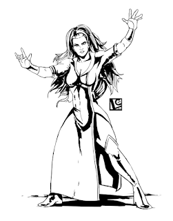 Lawrence Caces Sketch Blog: AVENGERS! Wanda Maximoff - Scarlet Witch