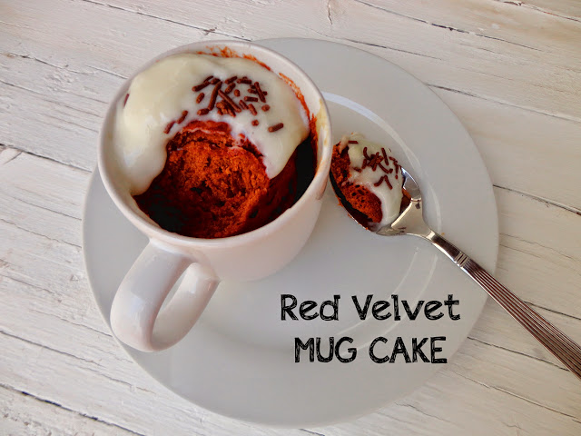Red Velvet Mug Cake
