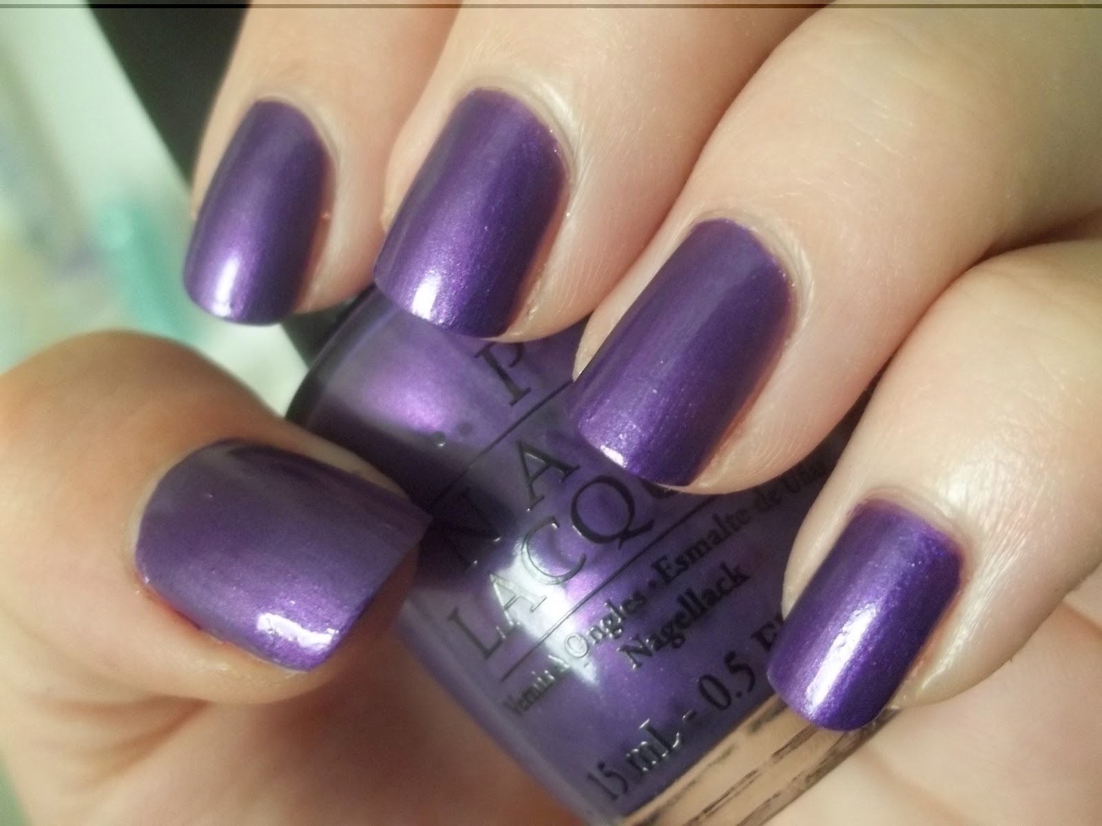 OPI Nail Polish, Shimmering Purple - wide 3