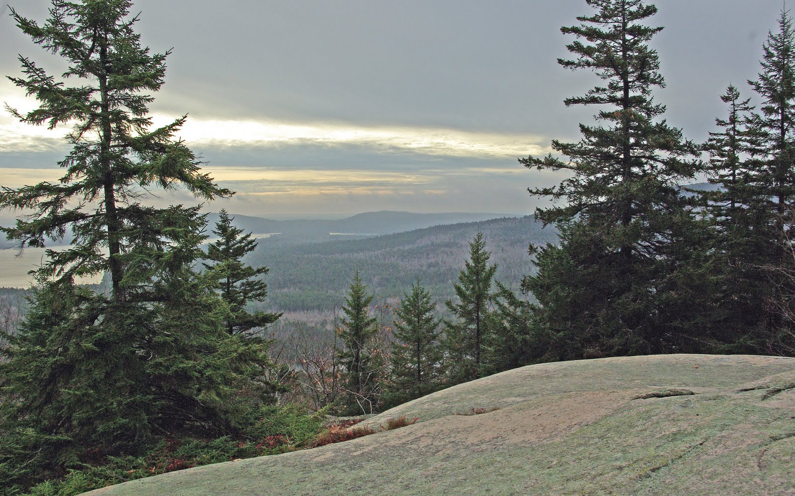 Hiking in Maine with Kelley 11/15/11 Caribou Mountain Trail