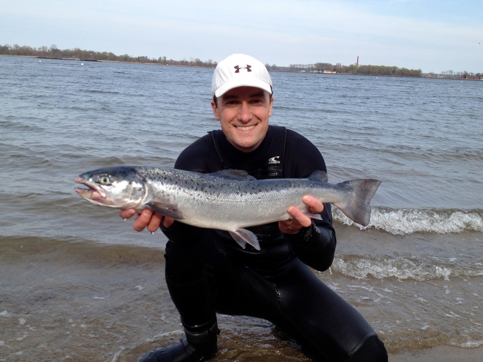 I FISH NEW YORK I caught an Atlantic Salmon in New York City From