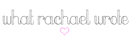Rachael's old blog.