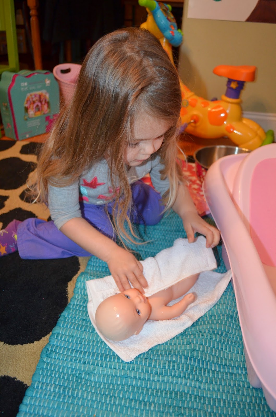 Unschool the Teacher PL Washing a Doll