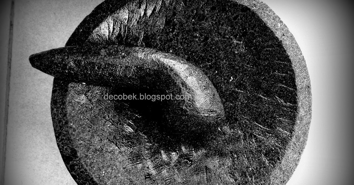 D Cobek Cara Membersihkan Cobek Batu Baru