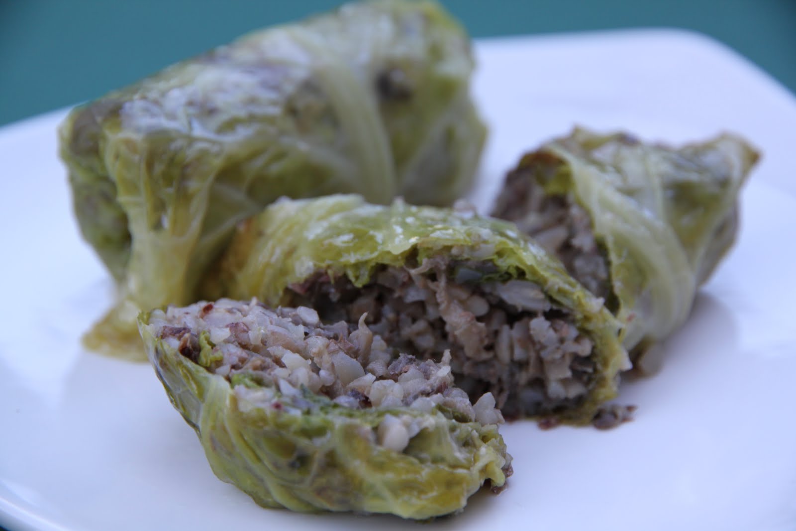 Pots and Frills Cabbage Rolls with Buckwheat and Mushrooms
