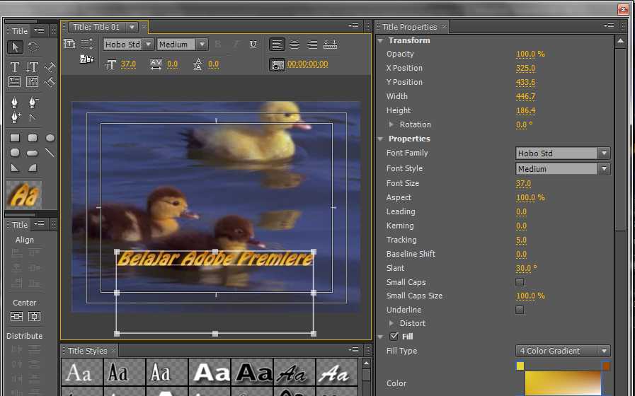 Cara Memasukan Gambar Di Title Adobe Premiere retorika