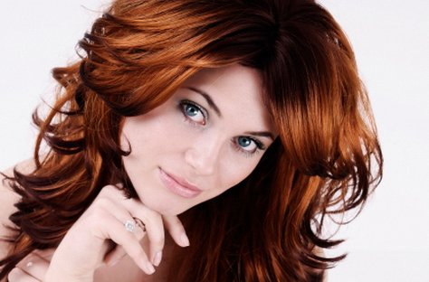Curly Hairstyles Dark Red Hair Color 2011