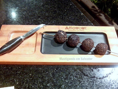 Azougue Espeteria Gourmet: Espeto de Brigadeiro