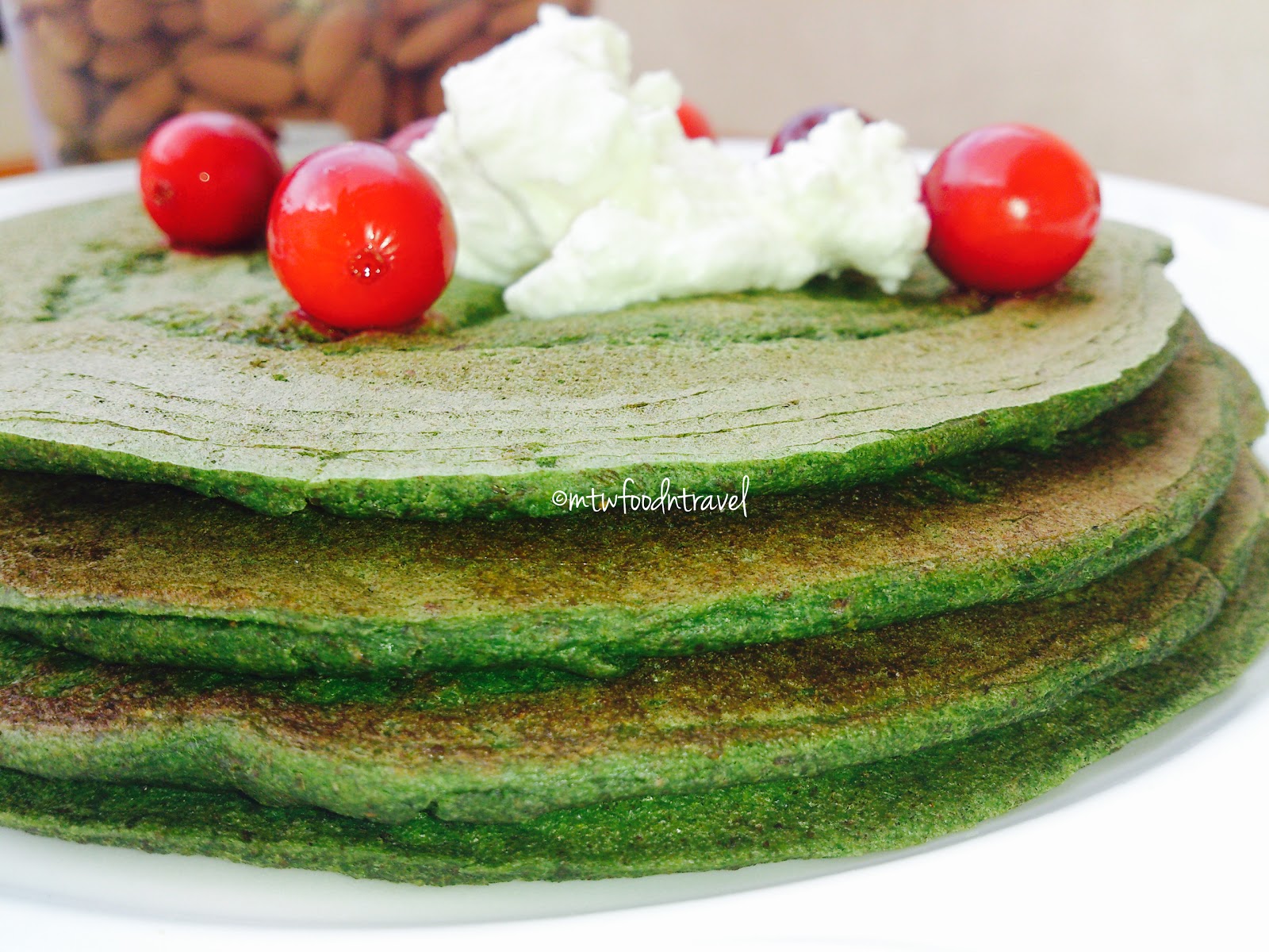 My Tryst With Food And Travel GREEN SMOOTHIE PANCAKES GO GREEN