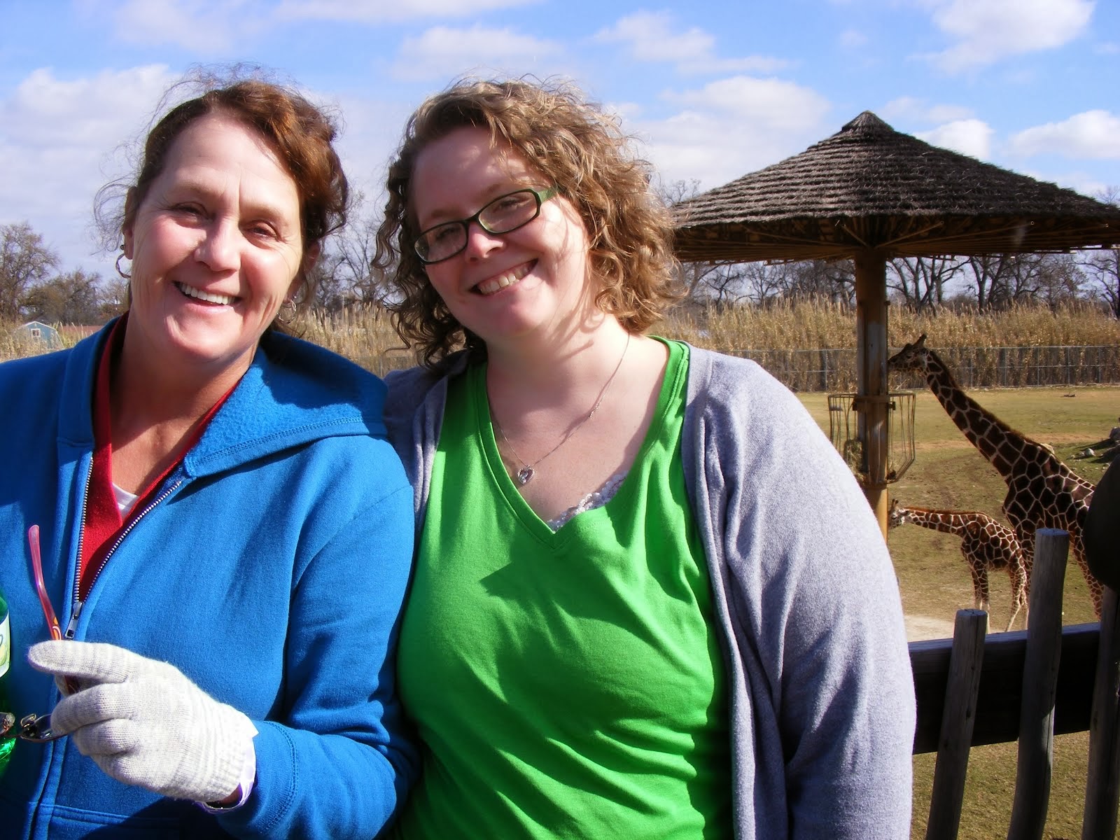 My Mother and I at the Zoo