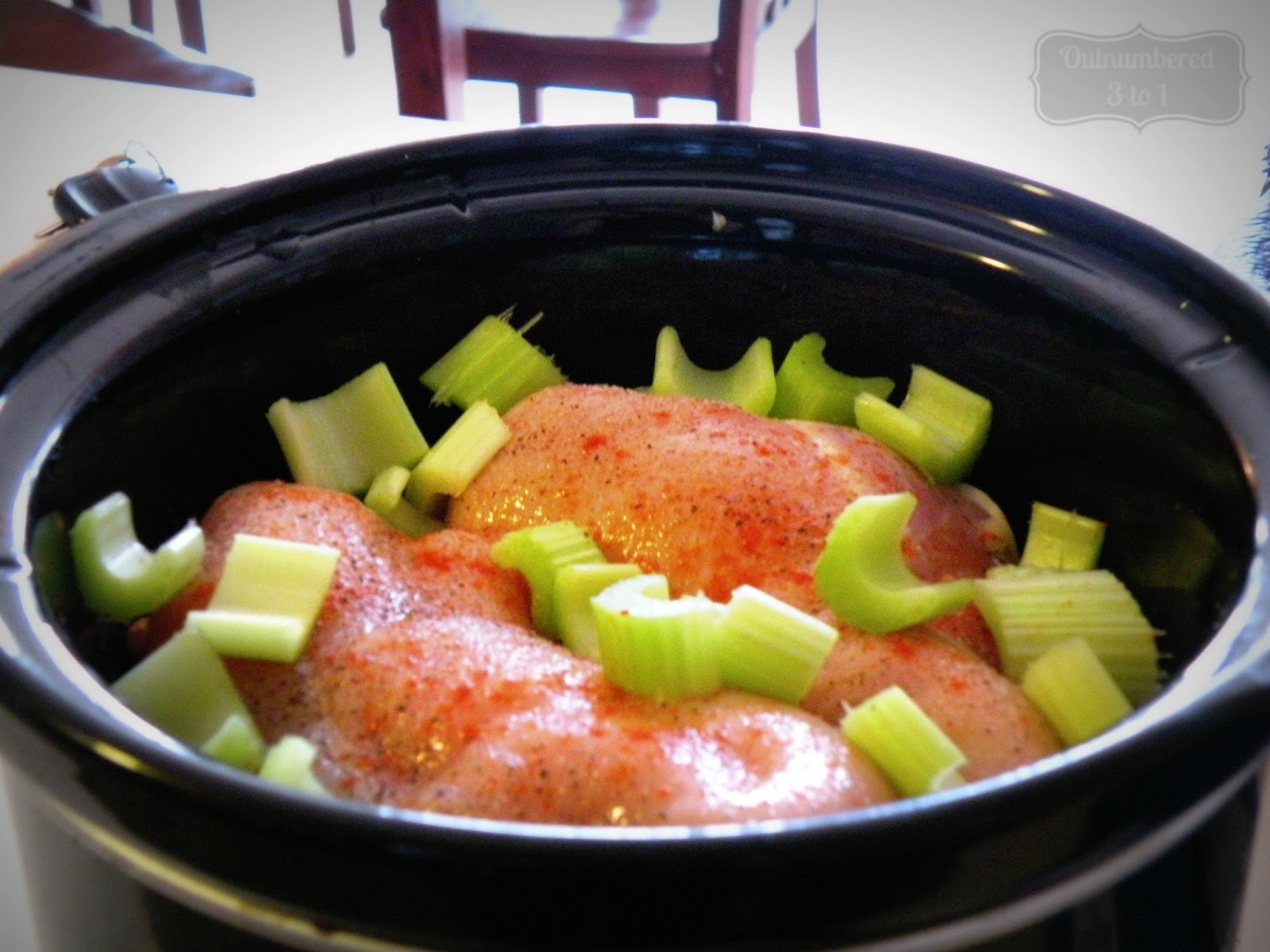 Slow Cooker Roasted Chicken Recipe Outnumbered 3 to 1